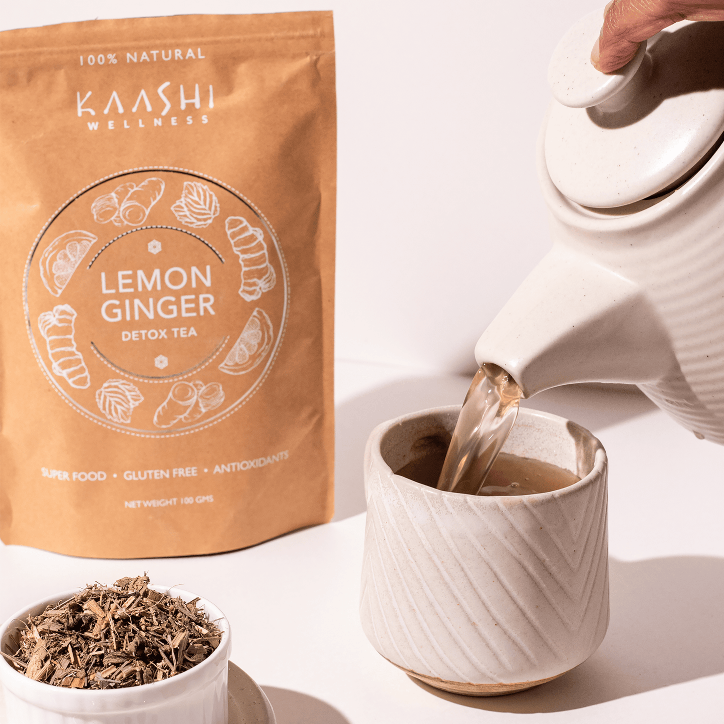 Beverages 100g Lemon Ginger Detox Tea